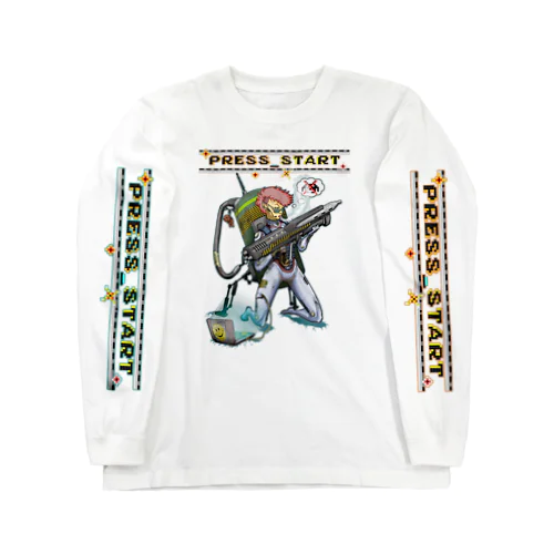 “PRESS START” 2-#1 Long Sleeve T-Shirt