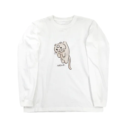 つられ猫トム Long Sleeve T-Shirt