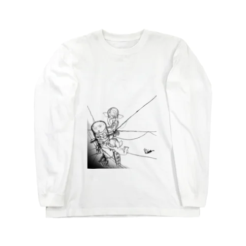 電柱と赤子 Long Sleeve T-Shirt