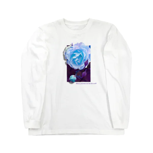 咲き誇れ（ブルー） Long Sleeve T-Shirt