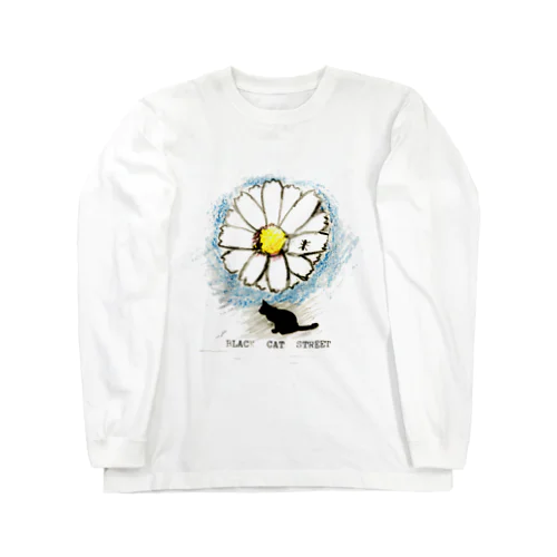 BLACK CAT STREET flower ant  T-shirt Long Sleeve T-Shirt