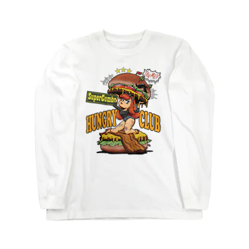 "HUNGRY CLUB" ロングスリーブTシャツ