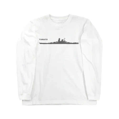 軍艦　大和（グレー） ロングスリーブTシャツ