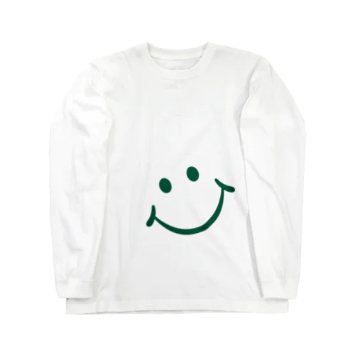 SMILE_GREEN Long Sleeve T-Shirt