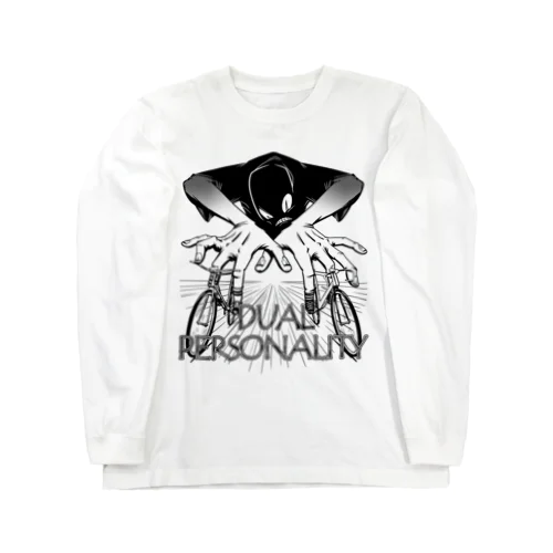 "DUAL PERSONALITY"(B&W) #1 Long Sleeve T-Shirt