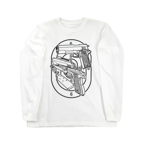 ミリタリー　ハンドガン　 Long Sleeve T-Shirt