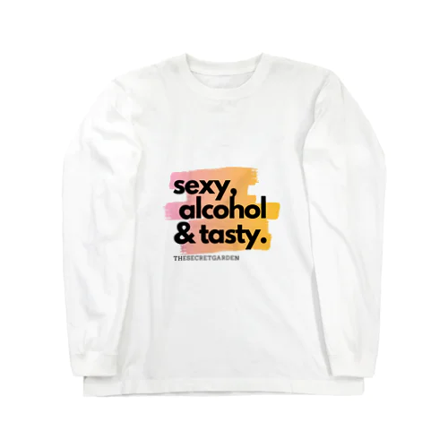 sexy.alcohol&tasty ロングスリーブTシャツ