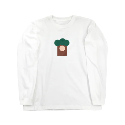 杉の木ピクトグラム Long Sleeve T-Shirt