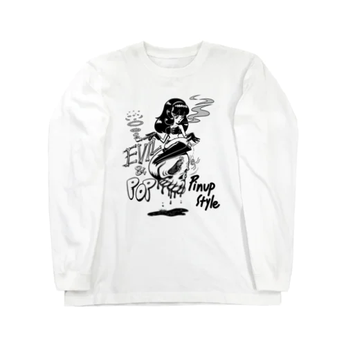 “evil & pop" #1 Long Sleeve T-Shirt