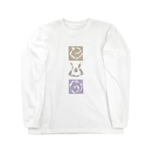 ヲシテ文字『アウワ』 Long Sleeve T-Shirt