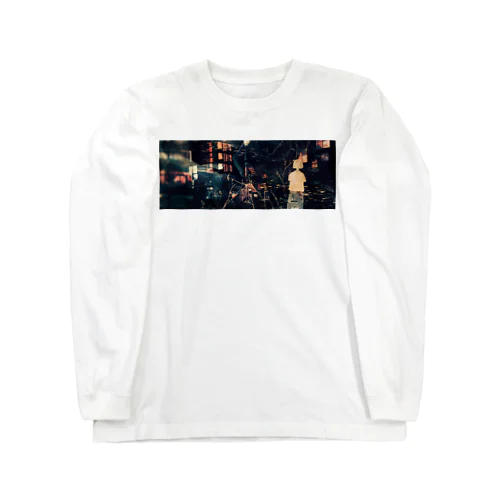 夜の窓 Long Sleeve T-Shirt