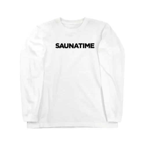 SAUNATIME　サウナ　Sauna　サウナタイム ロングスリーブTシャツ