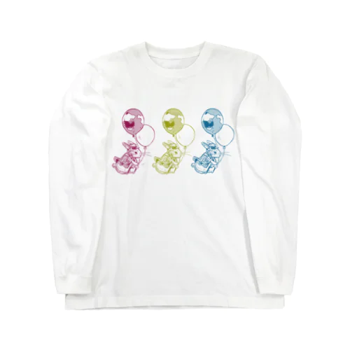 Rabbit and balloon Long Sleeve T-Shirt