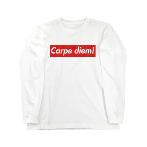 Your HappyのCarpe diem!版 ロングスリーブTシャツ