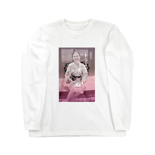 浴衣で足湯 Long Sleeve T-Shirt