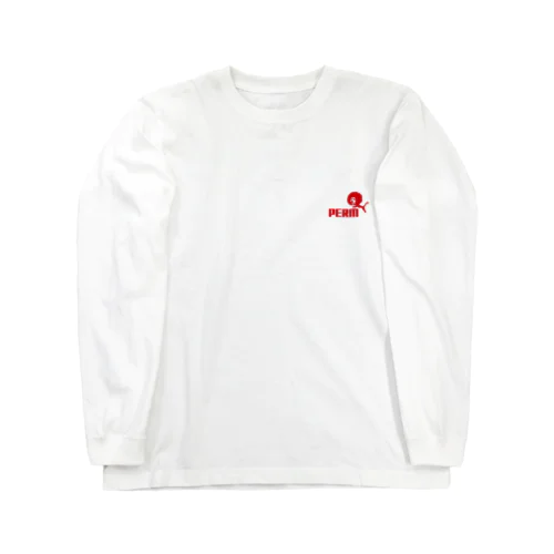 パーマ PERM 赤胸ロゴ Long Sleeve T-Shirt