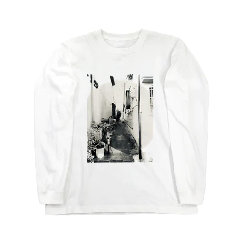 路地裏モノクロ Long Sleeve T-Shirt