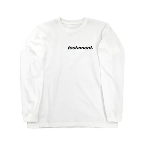 TESTAMENT Logo  ロングスリーブTシャツ