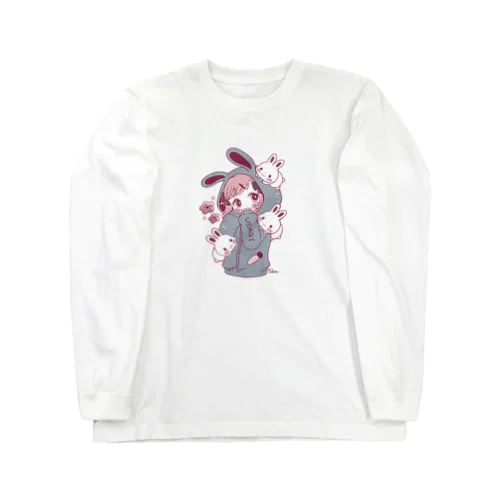 ウサギパーカー子ちゃん Long Sleeve T-Shirt