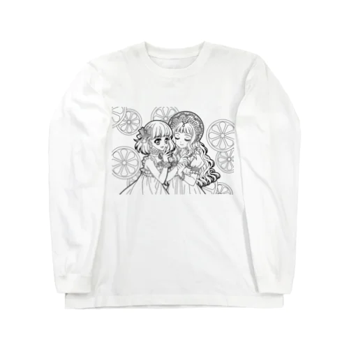 レモンの妖精（線画） Long Sleeve T-Shirt