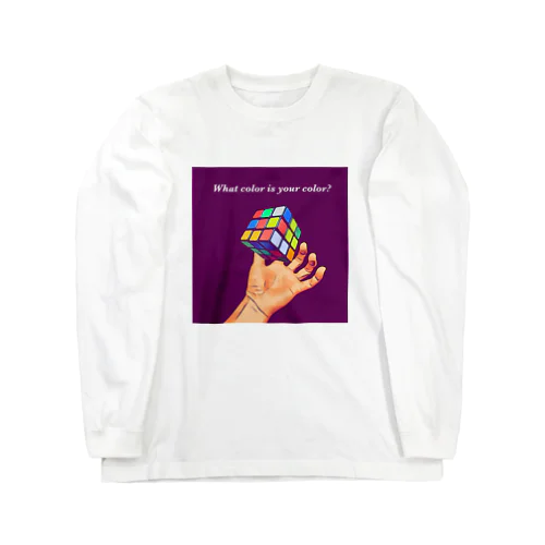 キューブ Long Sleeve T-Shirt