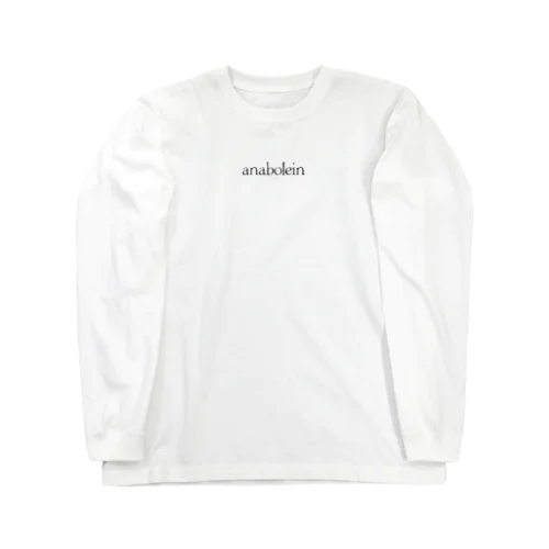 【anabolein】 black text Long Sleeve T-Shirt