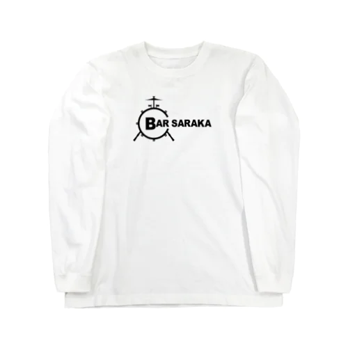 BAR-SARAKA 黒ロゴグッズ ロングスリーブTシャツ