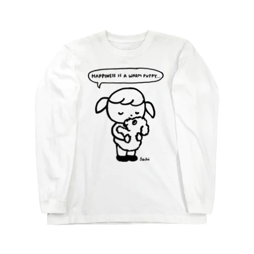 『しあわせはあたたかい子犬』 Long Sleeve T-Shirt