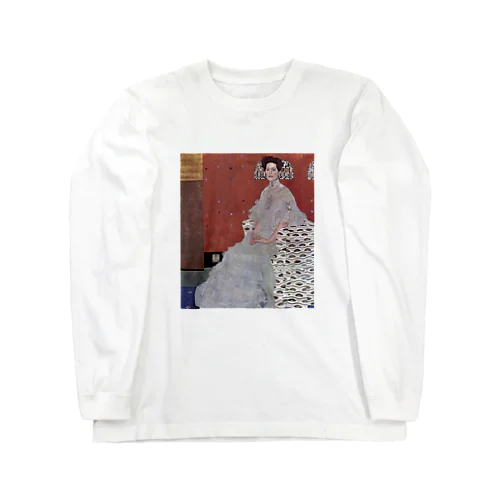 グスタフ・クリムト（Gustav Klimt） / 『フリッツア・リードラーの肖像』（1906年） Long Sleeve T-Shirt