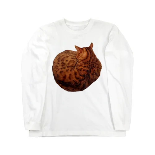 丸い金子さん（猫） ロングスリーブTシャツ