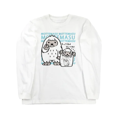  CT111 YETI is yeah*A*エコバッグもってます ロングスリーブTシャツ