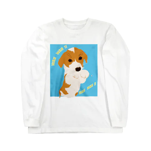 コーギー犬 ロングスリーブTシャツ