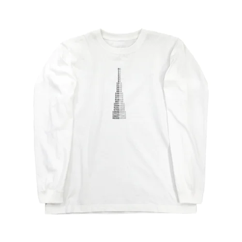 フィボナッチ数のタワー Long Sleeve T-Shirt