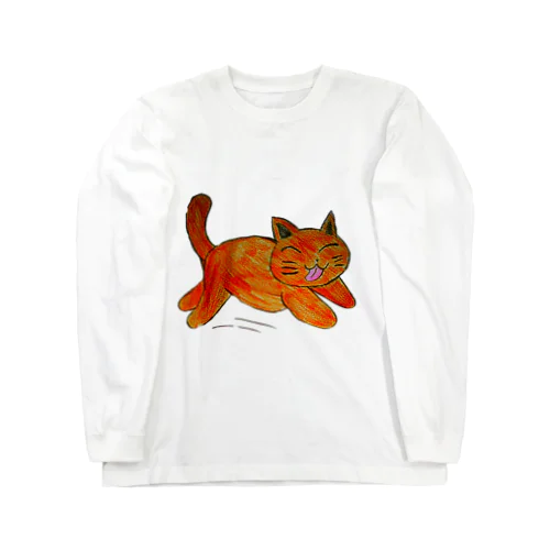 茶色のねこ Long Sleeve T-Shirt