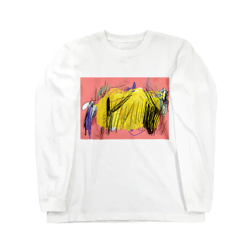 ピンク犬 Long Sleeve T-Shirt