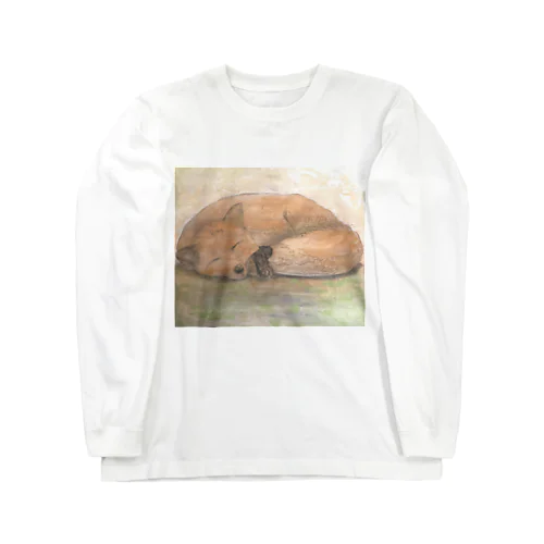 熟睡ごんちゃん Long Sleeve T-Shirt