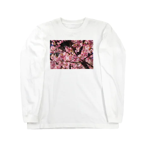 2021年の桜(№2) ロングスリーブTシャツ