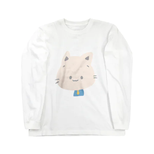 絵本風にゃんひー Long Sleeve T-Shirt