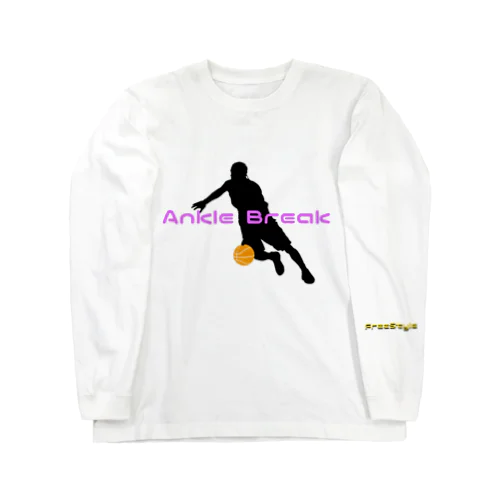 Ankle Break  バスケロゴ Long Sleeve T-Shirt