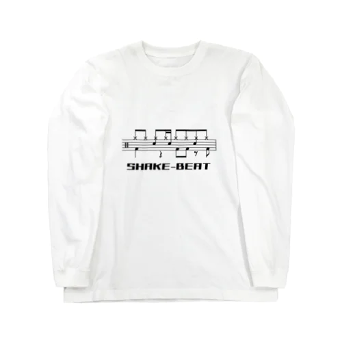 ドラムのSHAKE-BEAT ロングスリーブTシャツ