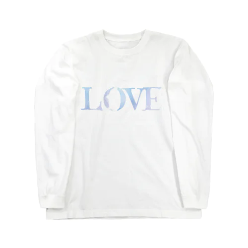 LOVE ロゴ ／水彩風 ロングスリーブTシャツ