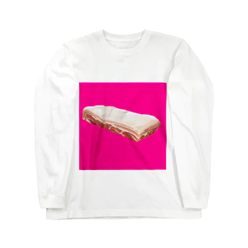 豚バラ Long Sleeve T-Shirt