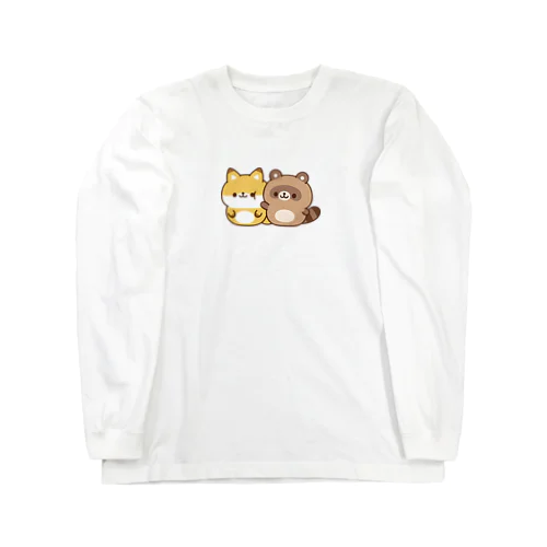 ゆるたぬき　ぽよぽよver. Long Sleeve T-Shirt