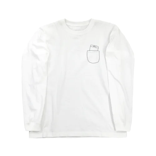 ポケットにスマホ Long Sleeve T-Shirt