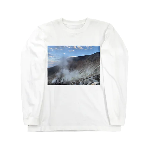 硫黄の香り。そこは大涌谷。 Long Sleeve T-Shirt