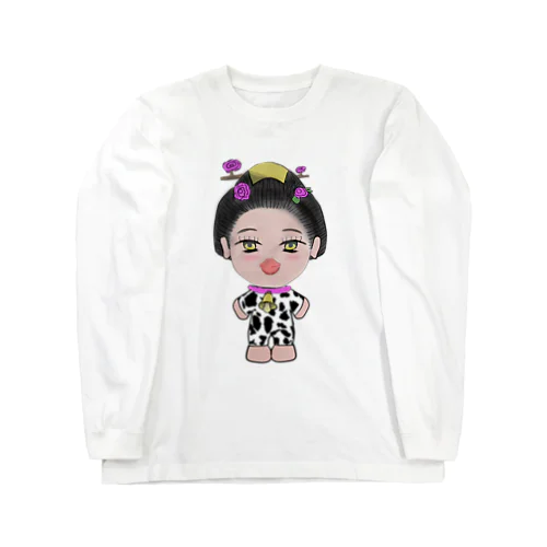 れおくん×日本髪×牛 Long Sleeve T-Shirt