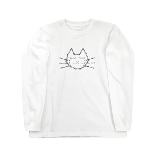 I am cat. ロングスリーブTシャツ