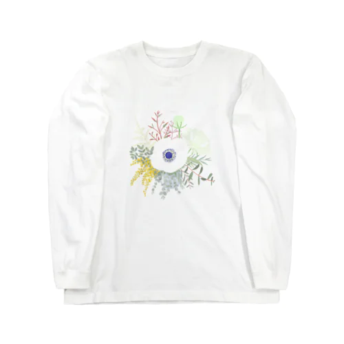 anemone bouquet ロングスリーブTシャツ