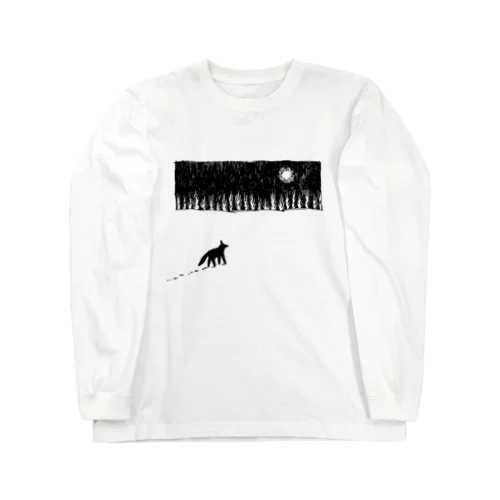 雪原の犬 Long Sleeve T-Shirt