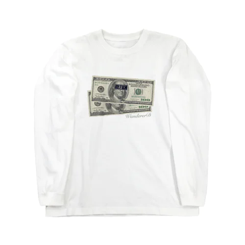 １００＄ Long Sleeve T-Shirt